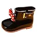 Produktbild Heligen Kinder PVC Baby Stiefel Mädchen Nette Gelee Bowknot Regen Schuhe Rot/Rosa / Schwarz Wasserdichte Stiefeletten