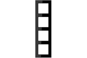 JUNG AC 584 SW AC584SW Rahmen 4fach Serie A schwarz glänzend