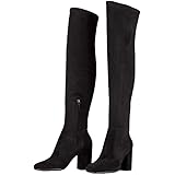 Lola Cruz Scarpe da donna UVP 259 - sopra il ginocchio nero tacco a blocco 863374