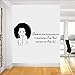Produktbild Tribal Afrikanische Frau Aufkleber Schönheit Zitat Schöne Afro Girl Home Decor Wandkunst Dekoration Schaufenster Zeichen 56 * 106 CM