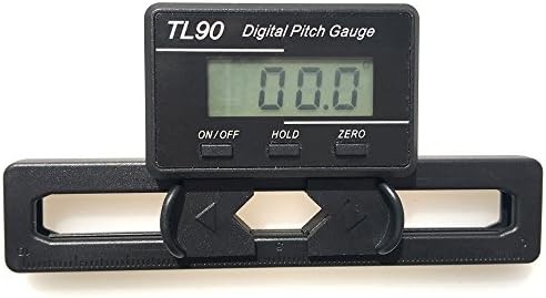 LCD Digital Pitch Gauge Adapt to 250-800mm Main Blads Helicopter