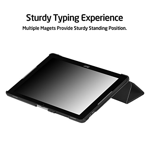 IVSO Ultra Schlank Superleicht Ständer Slim Leder zubehör Schutzhülle für Acer Iconia One 10 (B3-A30) 25,7 cm (10,1 Zoll HD) Tablet-PC perfekt geeignet,Muster-1 - 4