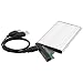 Produktbild Silber Extern SATA HDD Festplattern Gehäuse 2,5 Zoll 2.5"