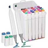 Orret Home Double Sided Marker Pen Set, Professional Boxed Felt Pen Set, Paint Markers in Various Colors, Artists