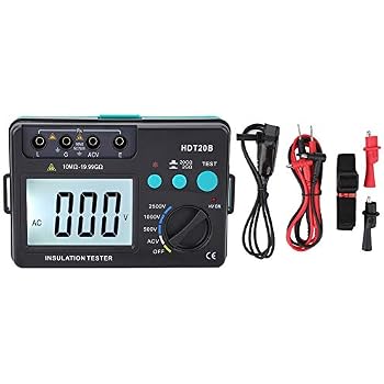 Testeur D’isolation Numérique NKTECH NK70A – Mégohmmètre Avec écran LCD Rétroéclairé, Tensions 250V/500V/1000V | Multimètre Haute Précision
