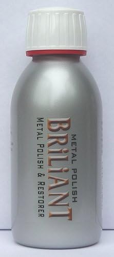 Briliant METAL POLISH &amp; restorer 150ml + micro fibre cloth