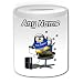 Produktbild Personalisiertes Geschenk – Gamer Spardose (Pinguin Video Spiel Charakter Kostüm Design Thema, weiß) – alle Nachricht/Name auf Ihre einzigartige – Silly Funny Neuheit kawaii Cartoon Anime Animation Art Clipart Episode Serie Japan japanische Zeichnen Malen Superheld Hero Super TV Fernseher PSP PS3 PS4 fiktives Computer Nintendo Rollenspiel-RPG Playstation Portable Handheld DS Sony Xbox Wii Dualshock Controller Player Geek Action Adventure