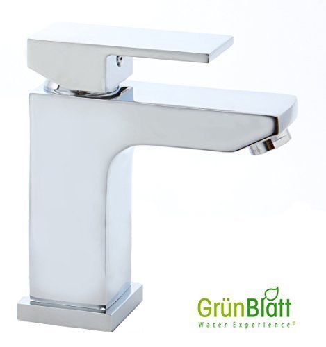 Bad Armatur Waschtischarmatur Wasserhahn mit Zugstange und Exzentergarnitur