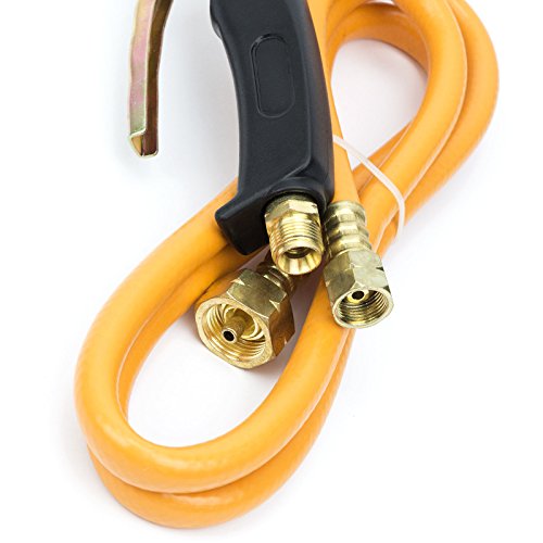 3tlg. Gasbrenner Dachbrenner Gaslötgerät Regelbar Abflammgerät Brenner SN0286 - 5