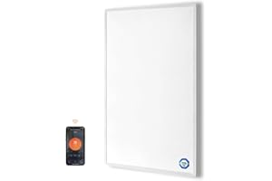 Hocosyme Panneau radiant infrarouge 1000 W Contrôle WIFI, température maximale peut toucher les 120 degrés Celsius dans les 3 minutes - Avec contrôle de l'application (TuYa APP) - Certification TÜV