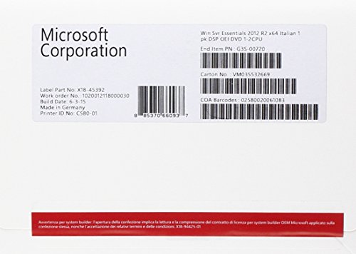 Preisvergleich Produktbild MICROSOFT MS 1 Windows Server Essentials 2012 R2 x64 DV