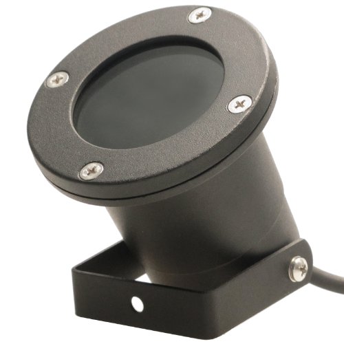 Bodenstrahler GARDENO IP68 inkl. Erdspieß 230V; SMD LED 5,0 Watt; Warm-Weiß; Bodenleuchte Gartenstrahler Teichleuchte Außenstrahler Außenleuchte; Leuchtmittel austauschbar - 4
