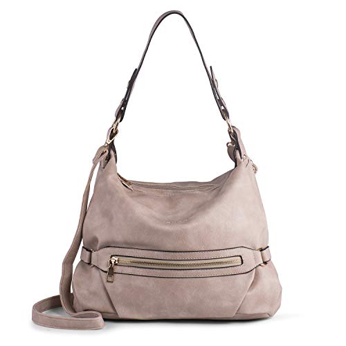Bolso Cruzado Bolso Bandolera Bolsos con asa Superior para Mujer Bolsos Grandes Bolso de Mano con asa Superior de Cuero de PU para Viajes de Fin de Semana Compras
