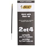 BIC-recharge 2-4 Couleurs Pm Noir