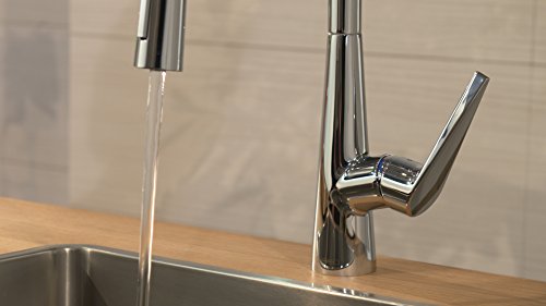 hansgrohe Talis S Einhebel-Küchenmischer, Komfort-Auslauf 200mm mit ausziehbarer Brause, chrom - 3