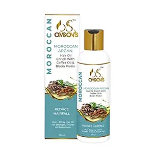 Moroccan Argan Hair Oil (With Pure Argan, Jojoba, Almond, Castor, Olive, Avocado, Rosemary Oils), 200ml