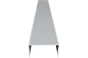 SCHLÖGEL GMBH 1,5mm U-Profile Edelstahl gebürstet 1.4301 Länge 2000mm (20x25x20mm)