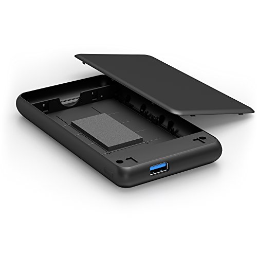 KabelDirekt externes 2,5-Zoll USB 3.0 Festplattengehäuse für SATA (HDD+SSD Case) mit High Speed (5GBit/s) für PC, Notebook und Mac – PRO Series - 3