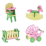 # 2 Incluye silla de comedor, silla de paseo, caballito de madera y la cuna