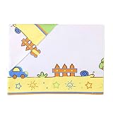 Divertido Juego de sábanas para cuna. Un estampado muy alegre que ayudará a crear un ambiete muy original en su dormitorio