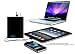 Produktbild Lizone® Extra Pro Super Kapazität 40000mAh tragbar Externer Akku Batterie Power Bank Ladegerät mit Notizbuch, Laptop Apple MacBook Air , MacBook Pro , MacBook , Powerbook und iBook ; HP Compaq Pavilion , Mini, ElifeBook , ProBook , Presario , Neid und G; IBM Lenovo ThinkPad und IdeaPad; USB-Port für iPad Air, iPad Mini, iPad und iPhone ; Samsung Galaxy Nexus , MOTO , G, LG , HTC und Mehr -Aluminium Körper als Original MacBook Körper (nicht Kunststoff ) - 18 Monate Garantie (40000mAh Schwarz)