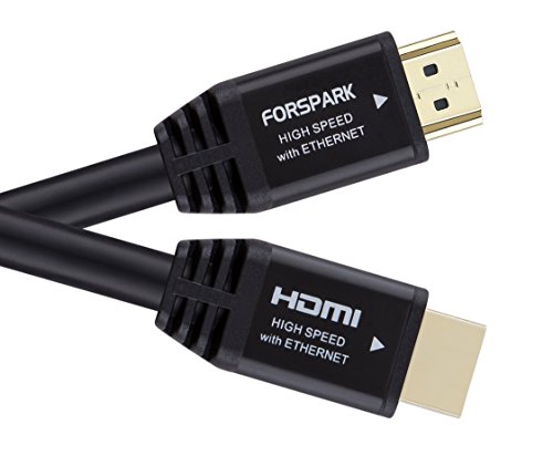HDMI-Kabel, 1.8m(6feet), von FORSPARK – HDMI 2.0 (4K) – 18Gbps, 28AWG,– Für 4K/HDTV‘s, Xbox 360, Xbox One, PS3, PS4, Apple TV, TV-Empfänger, Computer, Blu Ray, Roku-kompatibel - 3