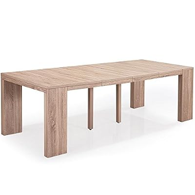 Menzzo Table Console Nassau XL Chêne Clair