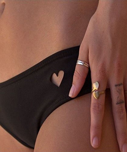 Süße kleine herzförmige Hohl kleine Kurzschlusshosen Bikini Shorts - 2