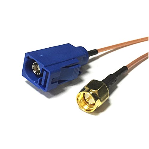 adaptare Pigtail Fakra-Buchse Typ C / SMA-Stecker, 15 cm, 1 Stück, 73117