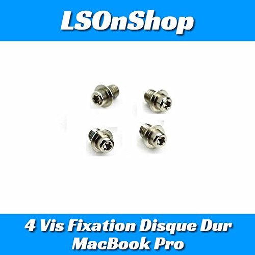 4 Schrauben für Festplatte Apple MacBook Pro 13 Zoll (33 cm) A1278 15 Zoll (38 cm) A1286 17 Zoll (43 cm) A1297