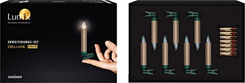 Preisvergleich Produktbild LED Christbaumkerzen Erweiterungsset „Lumix Deluxe MINI“ ERWEITERUNGSSSET 7TLG MINILUMIX75355