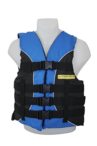 ORANGE MARINE Orangemarine - Gilet Sport Nautique 50N- 4 Boucles Bleu L/XL