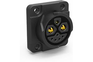 OCEANLEND Connecteur de stockage d'énergie, M23 IP67 étanche mâle femelle 2 + 1 Plus 5 connecteurs de batterie, prise de chargeur de moto (prise)