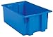 Produktbild akro-mils 35190 Nest und Stack Kunststoff Lagerung und Verteilung Tote, cm L - RTL1272 von 39 W von 25,4 cm H, blau, Fall von 6