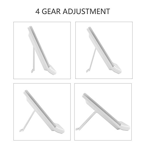 LED-Make-up-Spiegel, 18 LED-Licht 11,8 „Bildschirm Eitelkeit Kosmetik Spiegel 3 Helligkeit einstellbar, Portable Design für Tabletop, Reisen, Rasieren, Waschen, Dressing - 4