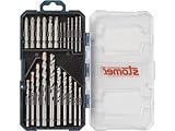 22 Teile Stomer BS-22-1 StomerBS-22-1 22-teiliges Profi Metall- und Steinbohrer-Set