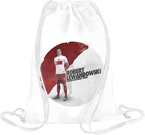 Preisvergleich Produktbild Poland Striker Robert Lewandowski Kordelzugbeutel