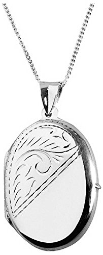 Preisvergleich Produktbild Silber Doppel Foto Locket von Orton West