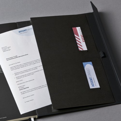 Sigel CO141 Notizbuch, A4+, kariert, Hardcover, schwarz, mit Magnetverschluss, CONCEPTUM – weitere Größen - 8