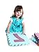 Slumbersac Baby Summer Sleeping Bag with Feet approx. 1 Tog - Teal Stars - 12-18 months