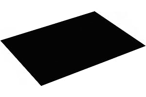 Muldale Black Glass Chopping Board for Kitchen Worktop - Toughened Glass Worktop Saver for Kitchen Non Slip - Great for Protecting Work Surfaces or Tabletop