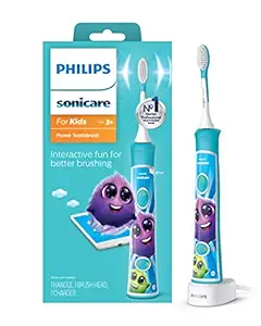 Philips Sonicare Sonic Electric Rechargeable Toothbrush For Kids (Hx6321/02)