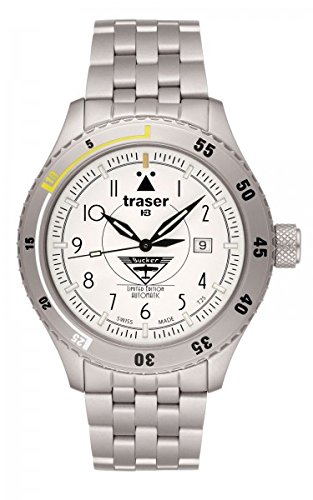 Traser H3 Aviator Bcker Automatic Titan White T5306.678.4V.07 / 100201 Traser H3 Aviator Bcker Automatic Titan White T5306.678.4V.07 / 100201