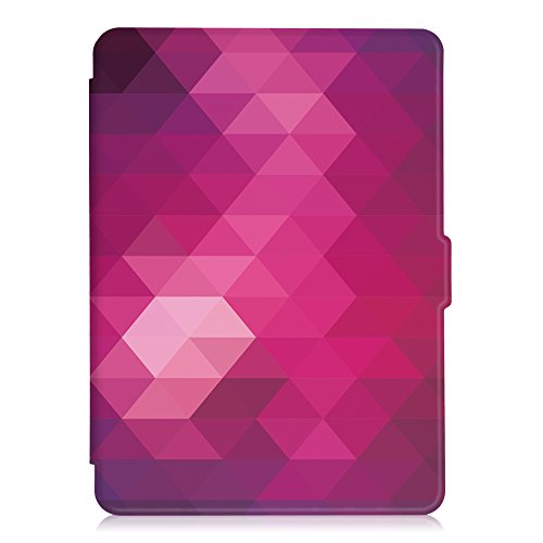 Fintie Kindle Paperwhite Hülle – Die dünnste und leichteste Smartshell Case Schutzhülle Tasche mit auto Sleep / Wake für den neuen Kindle Paperwhite 2016 (mit 300 ppi-Display, 6 Zoll, und integrierter Beleuchtung) und alle Modelle von 2012, 2013, 2014, 2015, Diamant der Fantasie - 2