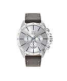 Cerruti 1881 Herren-Armbanduhr CONERO Analog Quarz Leder CRA126SN04GY