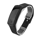 Hermosairis Superleichte LED Touch Design Sport Laufen Digital Armband Weiche Silikon Smart Digital Armbanduhr Weiß/Schwarz / Rot