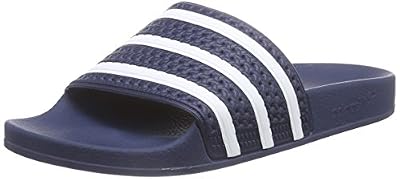 adidas Adilette, Chaussures de Plage & Piscine homme - Bleu (Adiblue/White/Adiblue), 39 EU (6 UK)