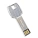 Produktbild Faost Design Fashion Carbon Metal Key USB Drive Memory Stick,Thumb Data Transfer External Storage Device (64GB, Silver)