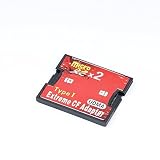 Cuando usted va a leer fotos o datos, por favor, inserte el adaptador CF al lector de tarjetas en lugar de una microSD separado.