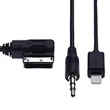 Einfaches Anbringen - Plug und Play. Audi Kopf bis 3.5 mm AUX-Audio-Jack (Kopfhörer-Stecker)